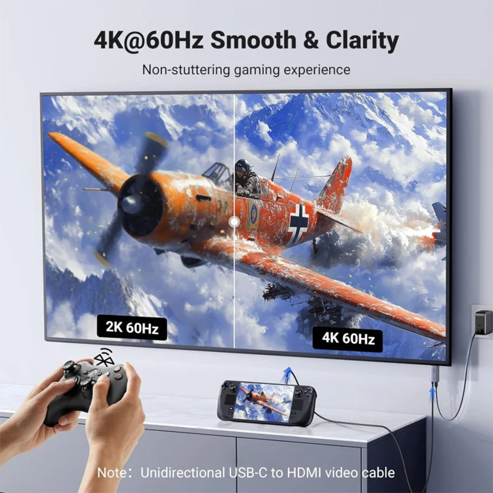 UGREEN 4K @ 60Hz 2in1Display + Charging USB-C to HDMI Cable