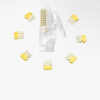 UGREEN Cat6 RJ45 Unshielded Ethernet Connector, Set 100pcs Cat6 Shielded Crystal Head