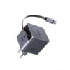 UGREEN 45W GaN USB‑C Charger 3‑Port Fast Adapter with Retractable USB‑C Cable