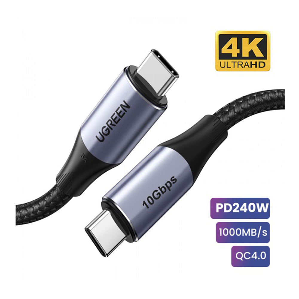 UGREEN USB-C 3.1 GEN2 Male To Male 5A Data Cable | 80150