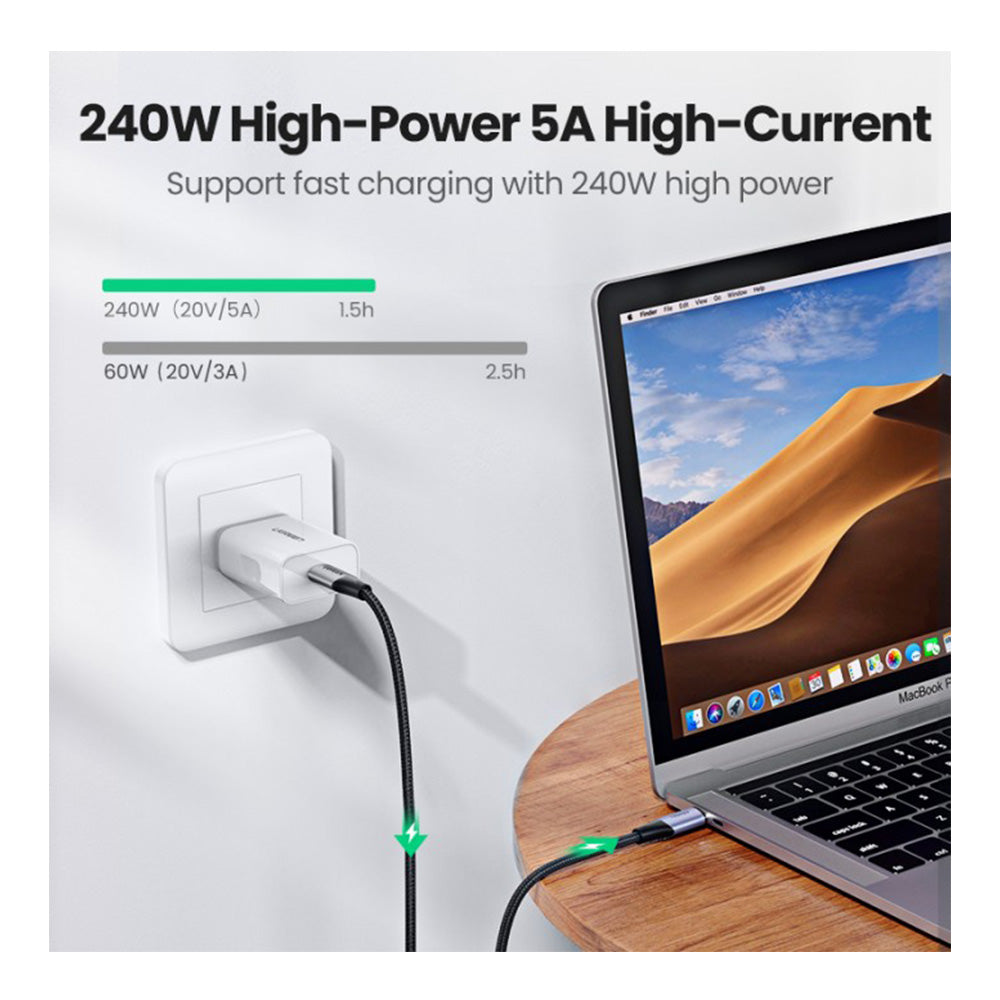 UGREEN USB-C 3.1 GEN2 Male To Male 5A Data Cable | 80150