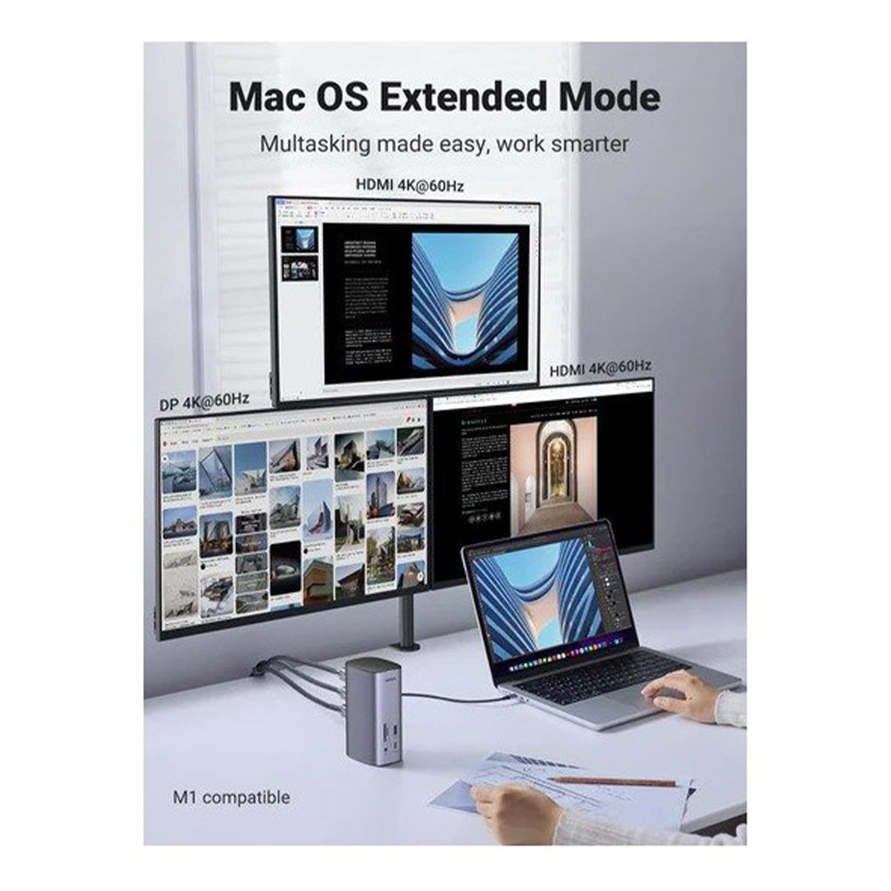 UGREEN 12-in-1 Triple Display USB-C Hub
