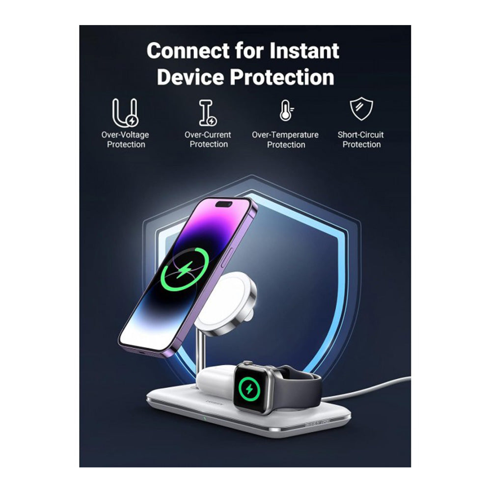 UGREEN 3-in-1 MagSafe Wireless Charging Station – 90326