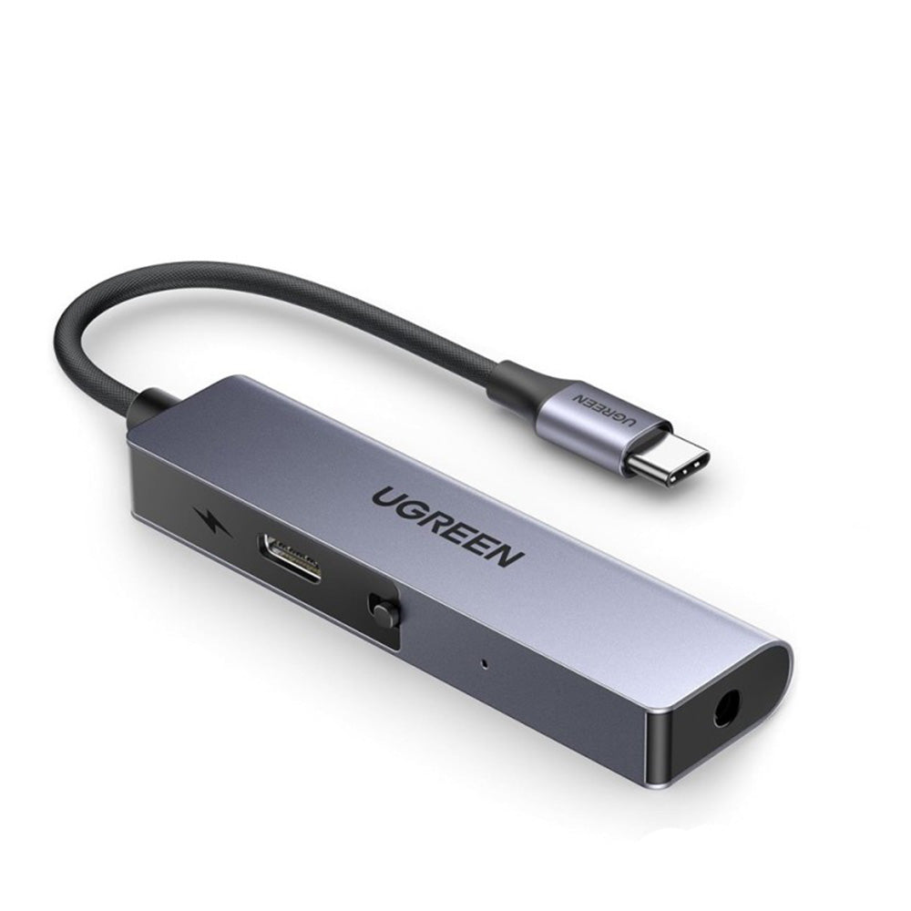 UGREEN USB C to 3.5mm Headphone & USB-C Charging Port, Built-In Microphone - CM230 90518