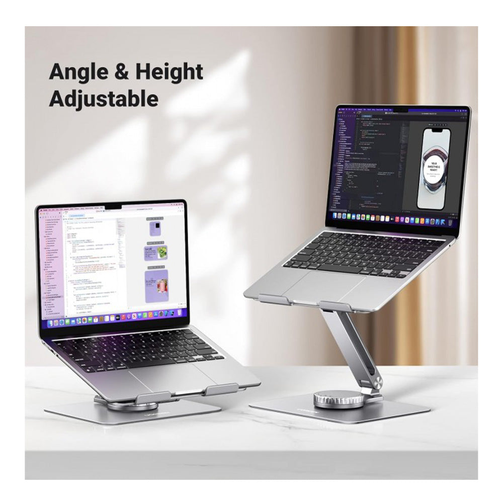 UGREEN Laptop Stand for Desk Adjustable Multi Angle Rotating Base
