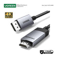 UGREEN Display Port Male To HDMI Male 4K Cable - DP119 15774 2549