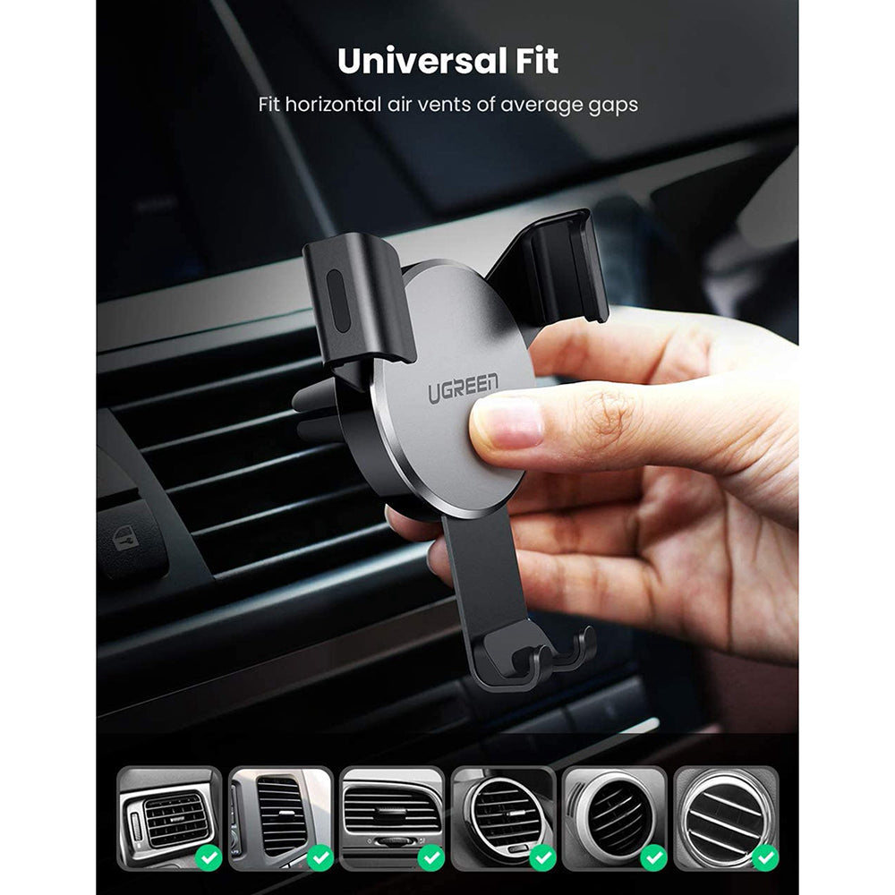UGREEN Gravity Drive Air Vent Mount Phone Holder