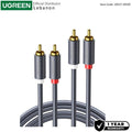 UGREEN Premium 2RCA Male to 2RCA Male Audio Aux Cable – High-Performance Sound Connection - AV104 10517 1052