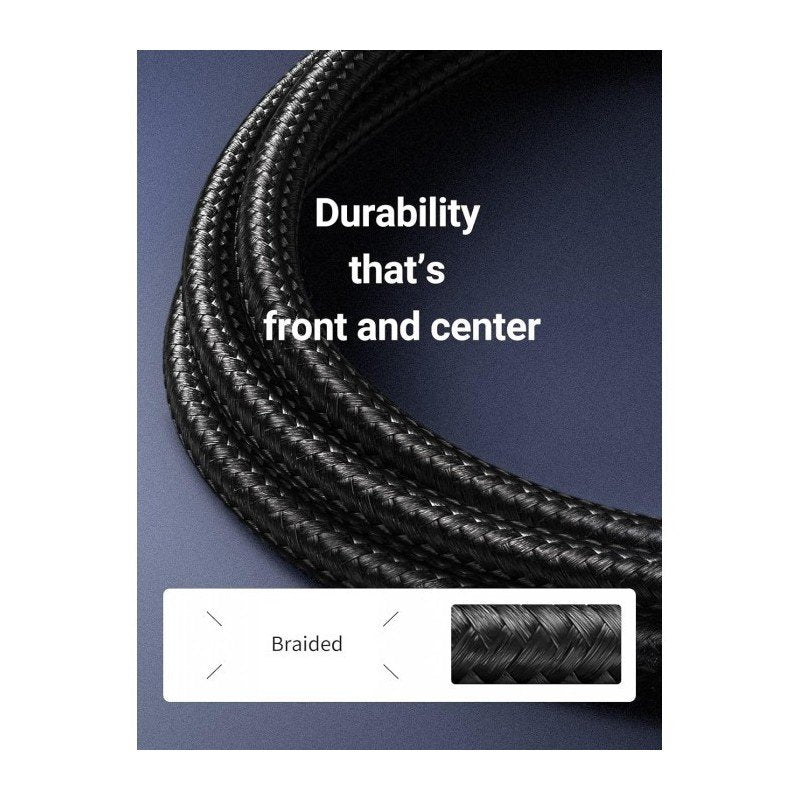 UGREEN RJ45 Cat7 F/FTP Patch Cord Ethernet Cable, with Cotton Braid, Available in 0.5M, 2M, 3M, 5M, 10M, 15M - NW150