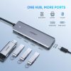 UGREEN 4-in-1 USB-C Hub (4x USB-A + MicroUSB power port)