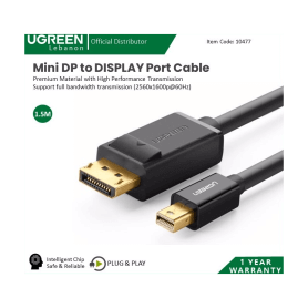 UGREEN Cable Mini Dp To Display Port 10477
