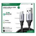 UGREEN Cable Usb To Micro Usb 2.4A Fast Charge & Data 60147
