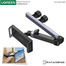 UGREEN Headrest Car Tablet Mount with Extendable Arm & 360° Rotation – Travel Essential for Kids - LP904 55443