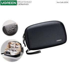 UGREEN Ultimate Luxury Water Resistant Electronics Storage Case with 160° Wide Opening and Multiple Level Storage - LP931 65554