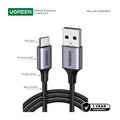UGREEN USB-A to USB-C Braided Cable & Aluminum Body, Fast Charge, Available in 1M, 1.5M, 3M - US288 60126 60127 6040
