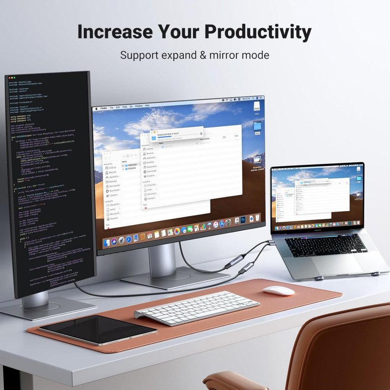 UGREEN USB-C Male to HDMI 2.0 Adapter: 4K Resolution with Thunderbolt 4/3 Support - CM297 7044