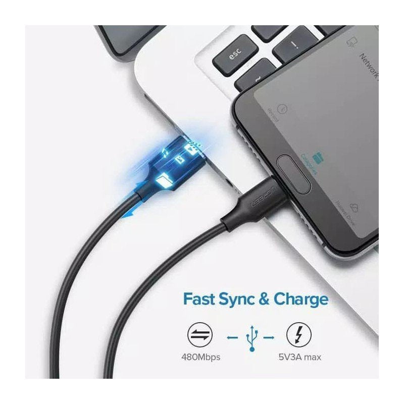 UGREEN USB-A to USB-C Cable, Fast Charge, Available in 1M, 1.5M, 3M - US287 60116 60117 60121 6082