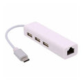Board-x Adapter Usb C To Ethernet Gigabit + 3 Usb 2.0, Rj45 Network Car