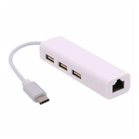 Board-x Adapter Usb C To Ethernet Gigabit + 3 Usb 2.0, Rj45 Network Car
