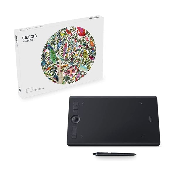 Wacom PTH660 Intuos Pro Digital Graphic Drawing Tablet for Mac or PC, Medium, New Model
