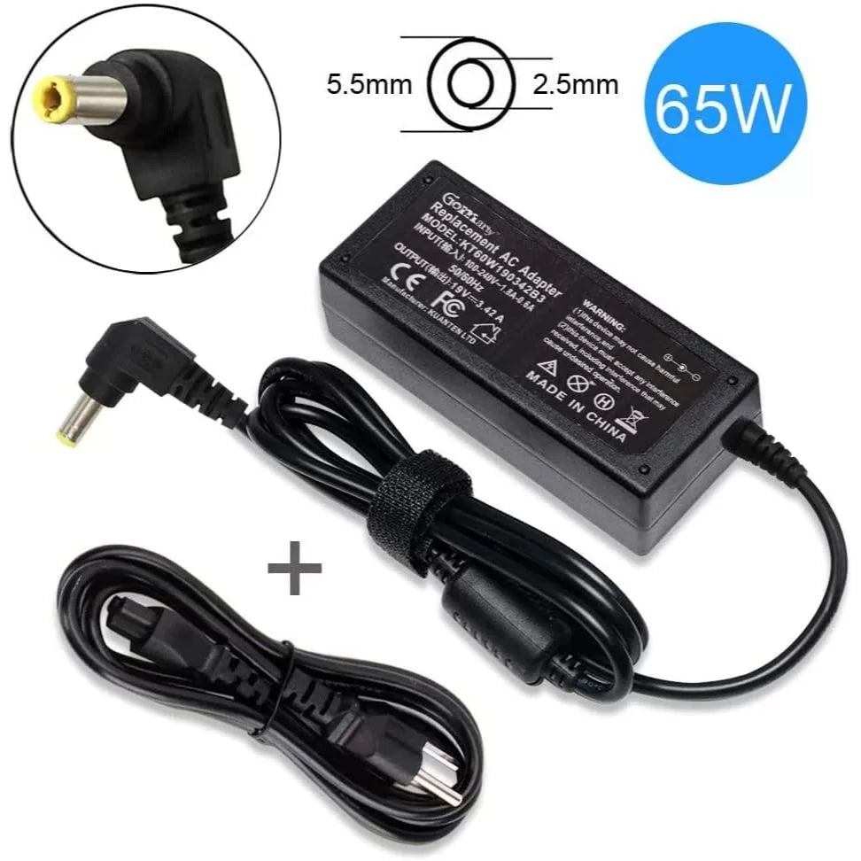 Replacement Adapter Charger Asus 19V 3.42A 65W 5.5x2.5mm