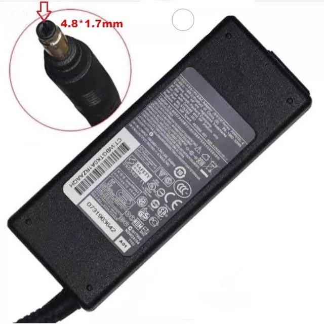 Replacement Adapter Charger HP 19V 4.74A 90W 4.8x1.7mm Bullet Plug