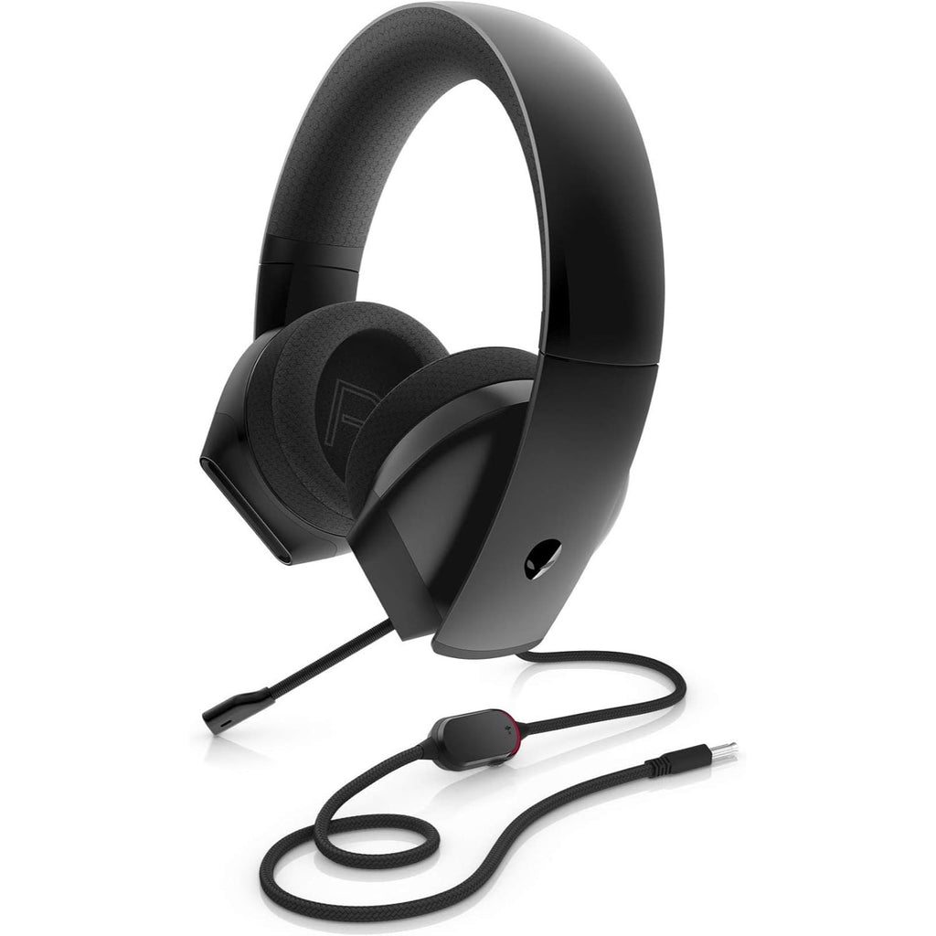 Alienware Stereo Wired Gaming Headset AW310H, Hi-Res Drivers, Sports fabric memory foam
