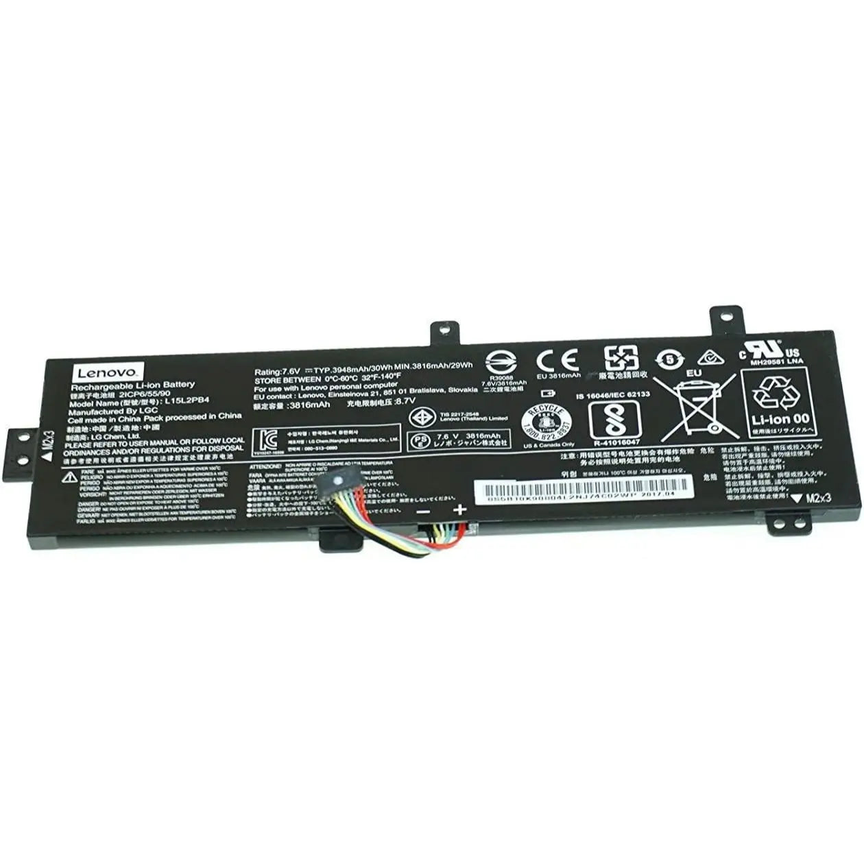 Original Cell Battery L15L2PB4 for Lenovo Ideapad series
