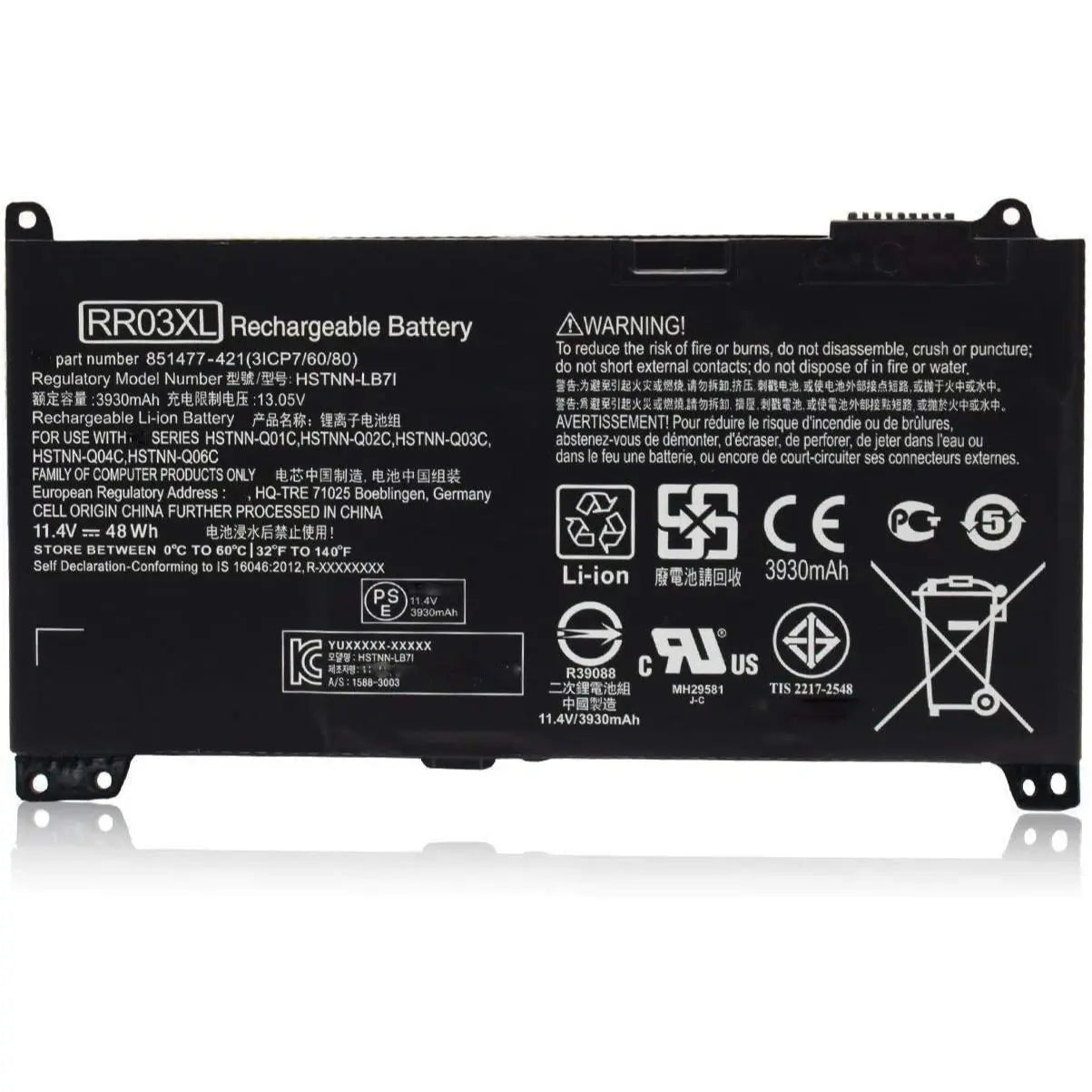 Original Cell Battery RR03XL for HP ProBook series