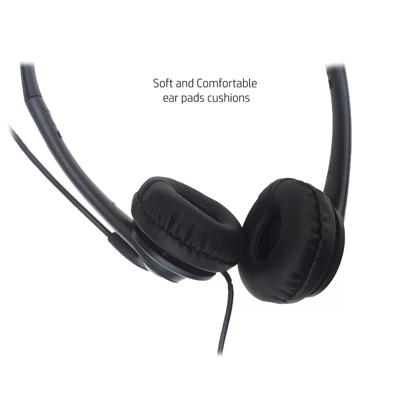 HP Wired Mic Headset T1A66AA, with Microphone for PC (3.5mm Stereo Connector)